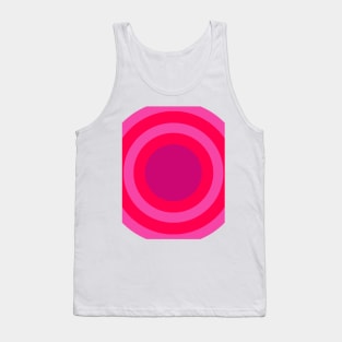 pink and red circles Tank Top